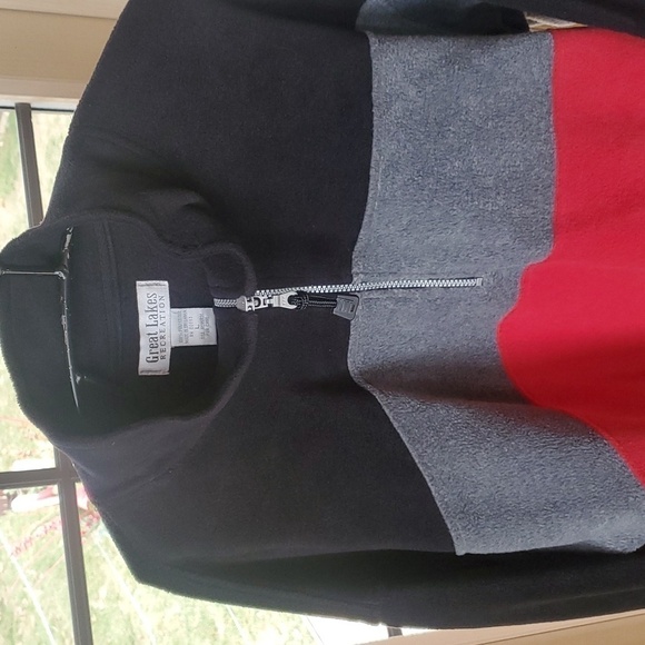 Great Lakes Recreation 1/4 Zip Fleece Sz. L Pullover Jacket - Picture 2 of 11